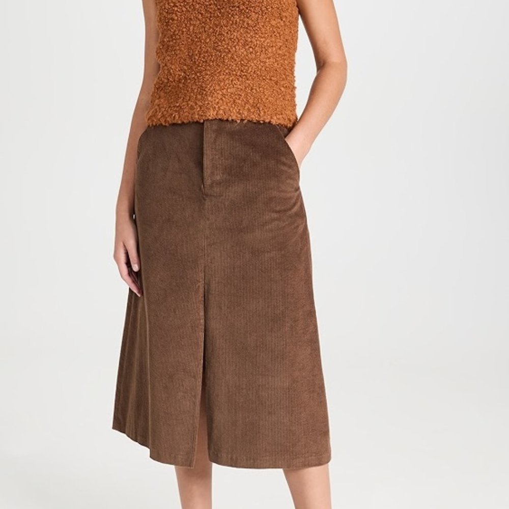 Sea New York Cooper Corduroy Midi Skirt